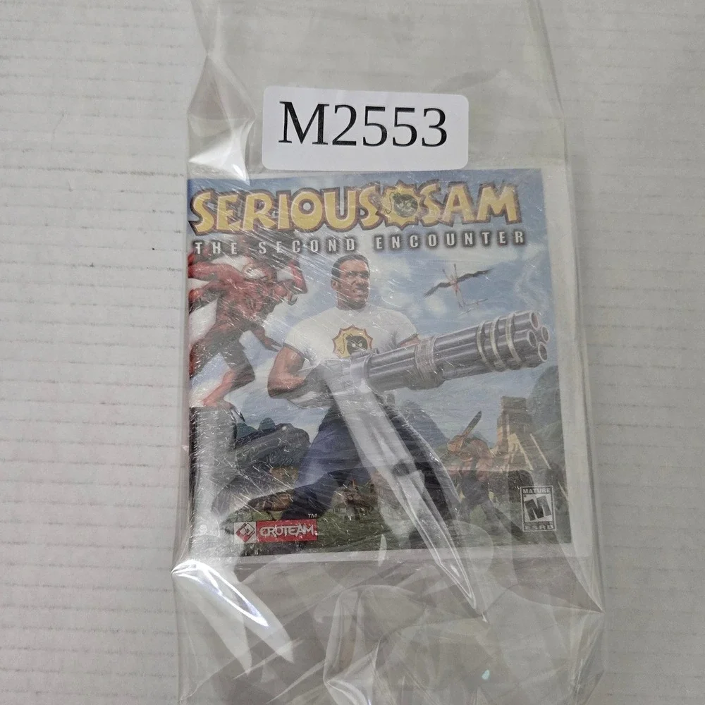 Serious Sam The Second Encounter PC CD ROM 2002 Croteam Gathering FPS Game